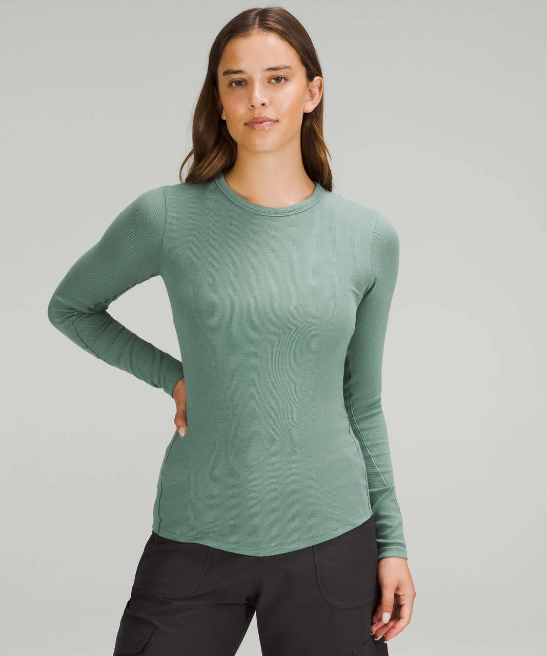 Lululemon Hold Tight Long Sleeve Shirt - Tidewater Teal - lulu fanatics