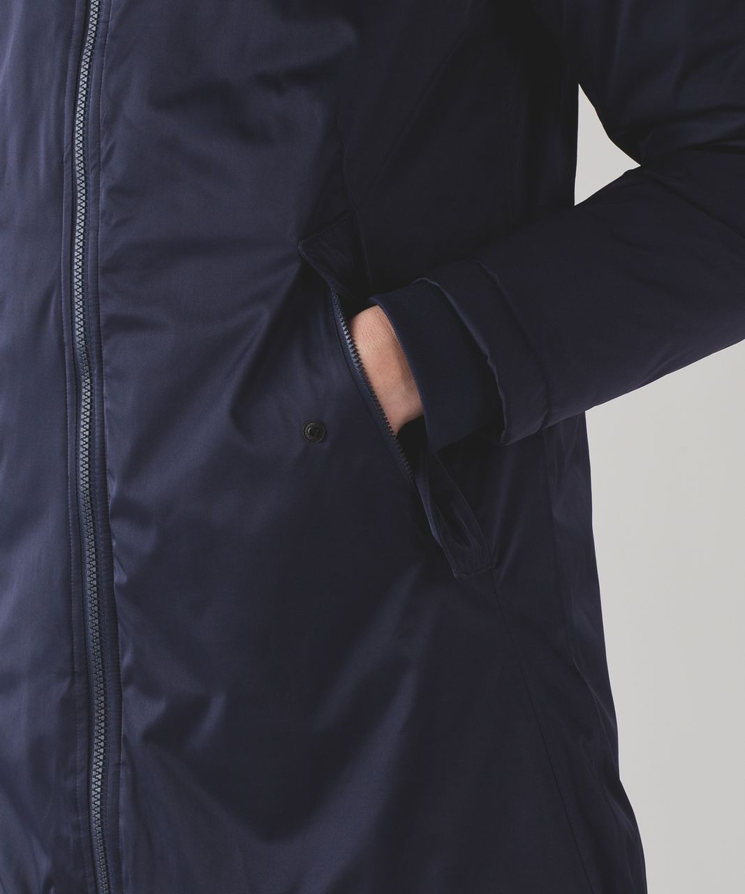 Lululemon No Shivers Bomber Jacket (Reversible) - Deep Indigo