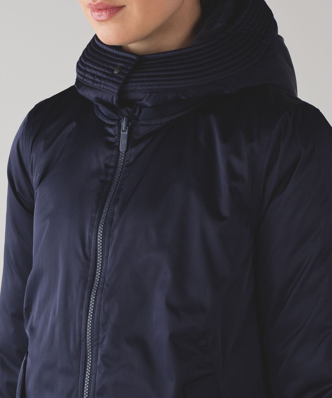 Lululemon No Shivers Bomber Jacket (Reversible) - Deep Indigo