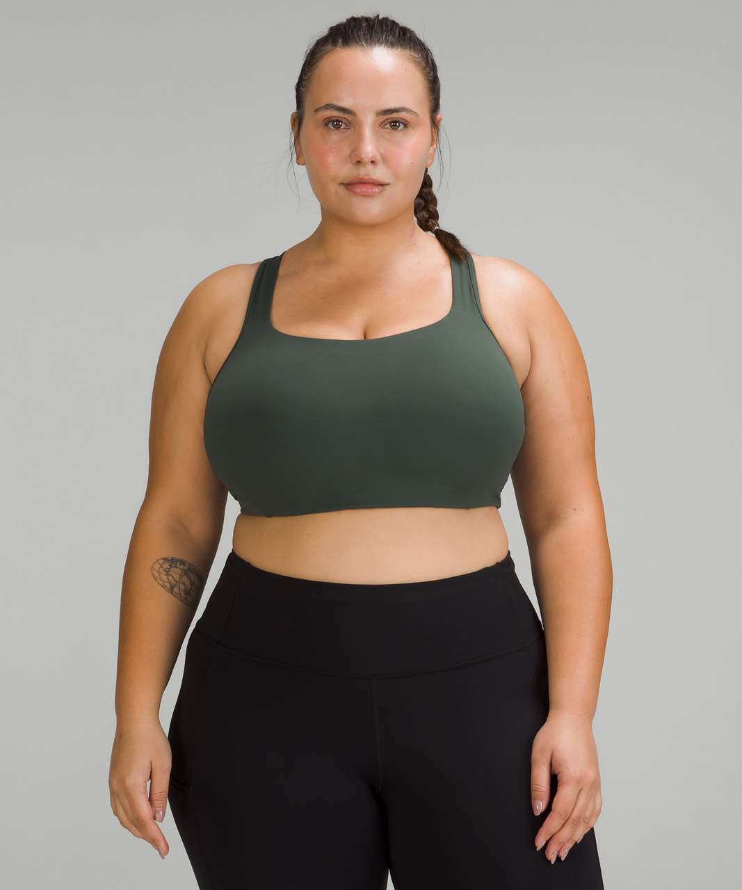 Lululemon All Powered Up Bra *Medium Support, A-G Cups - Smoked Spruce