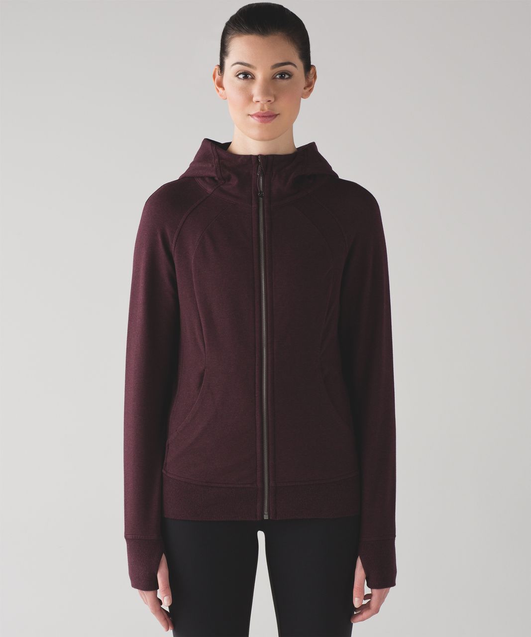 Lululemon Scuba Hoodie *Plush - Heathered Core Black / Black - lulu  fanatics