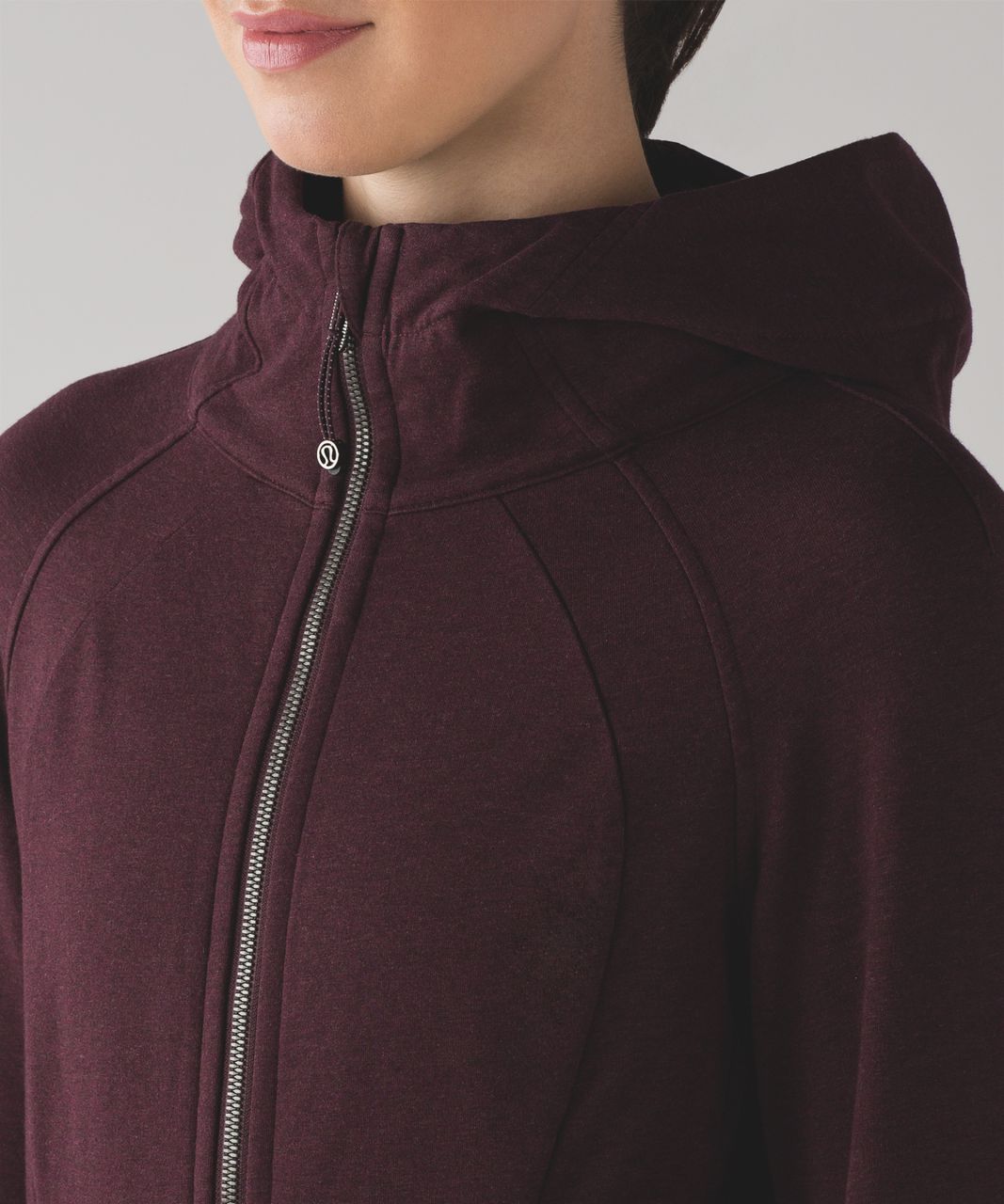 Lululemon Scuba Hoodie IV (Terry) - Heathered Bordeaux Drama