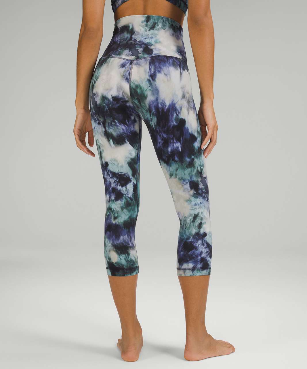 Lululemon Align Super-High-Rise Crop 21 - Meteor Wash Print Multi