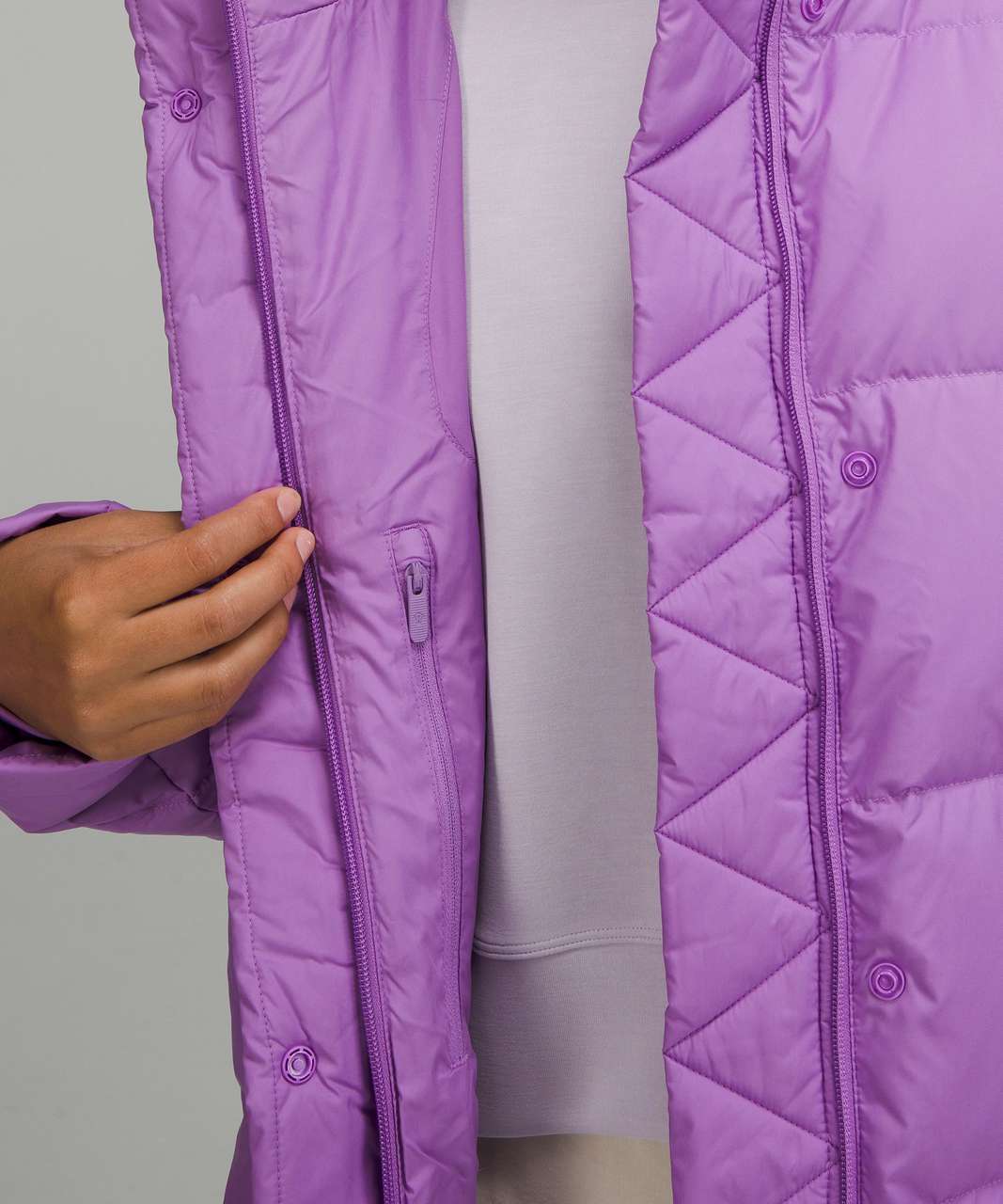 Lululemon Wunder Puff Jacket - Purple Blossom Light - lulu fanatics