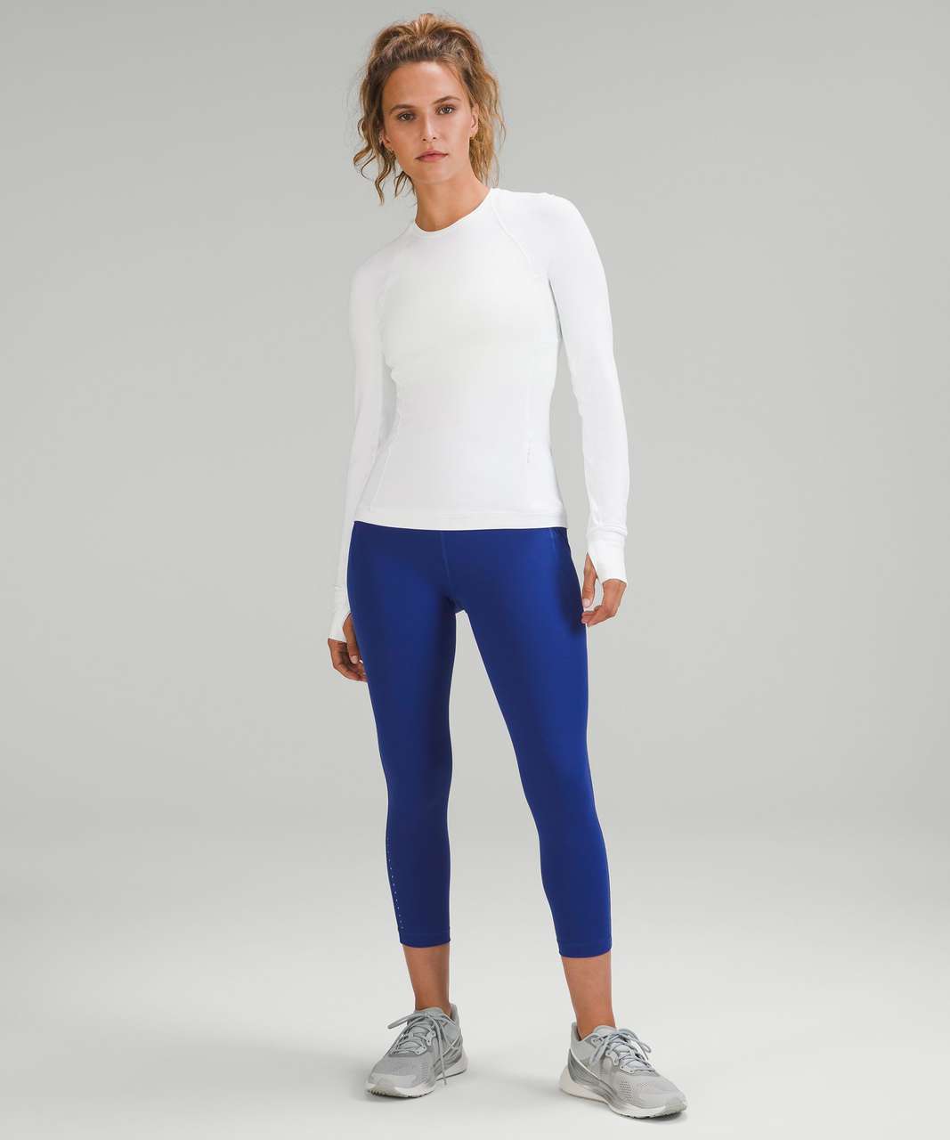 Lululemon Swift Speed High-Rise Crop 23 - True Navy - lulu fanatics