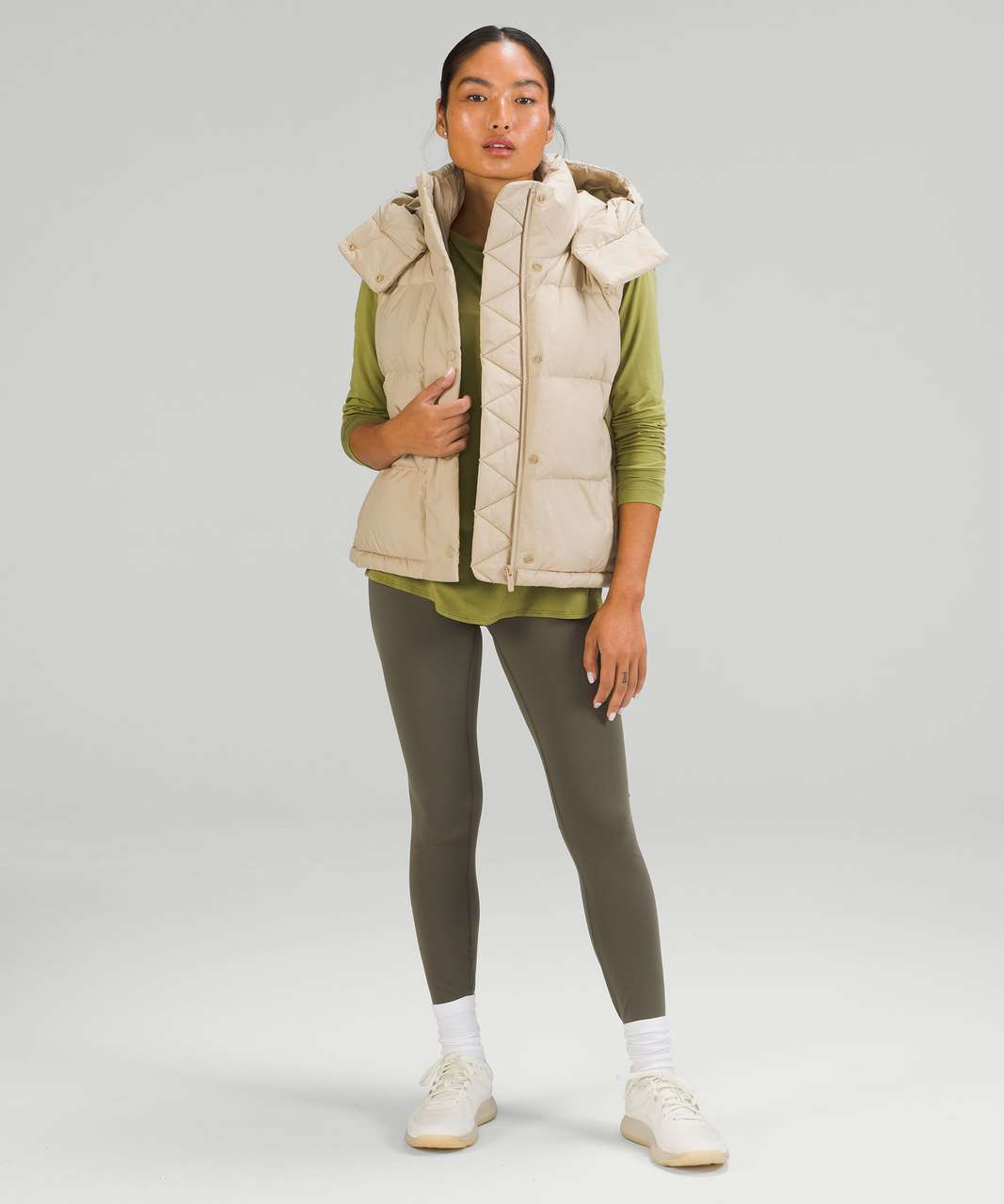 Lululemon Wunder Puff Cropped Vest - Trench (First Release)