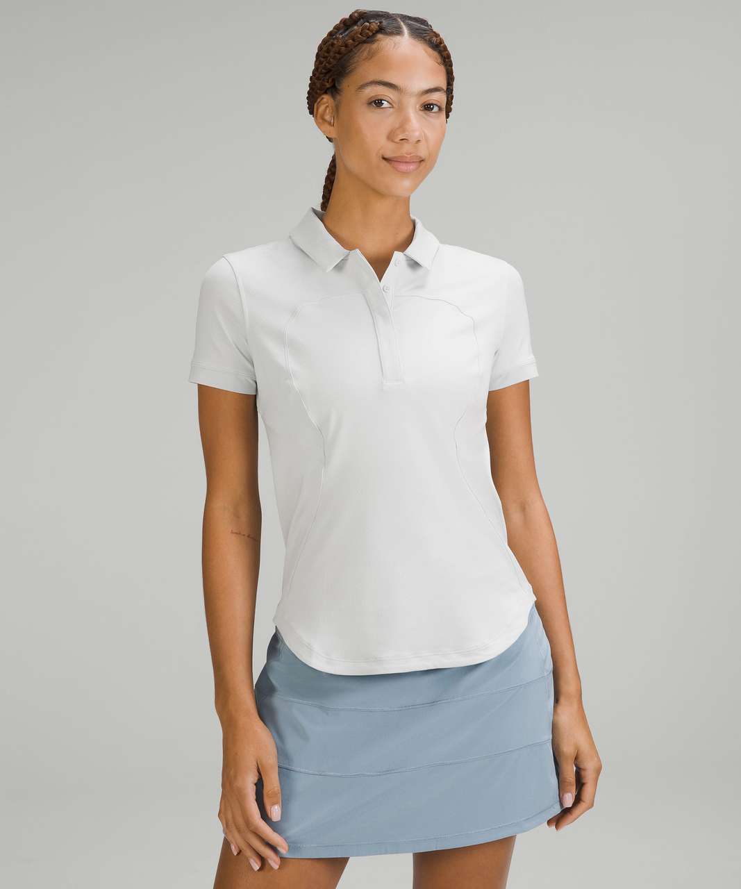 Lululemon Quick-Drying Short Sleeve Polo Shirt - Vapor