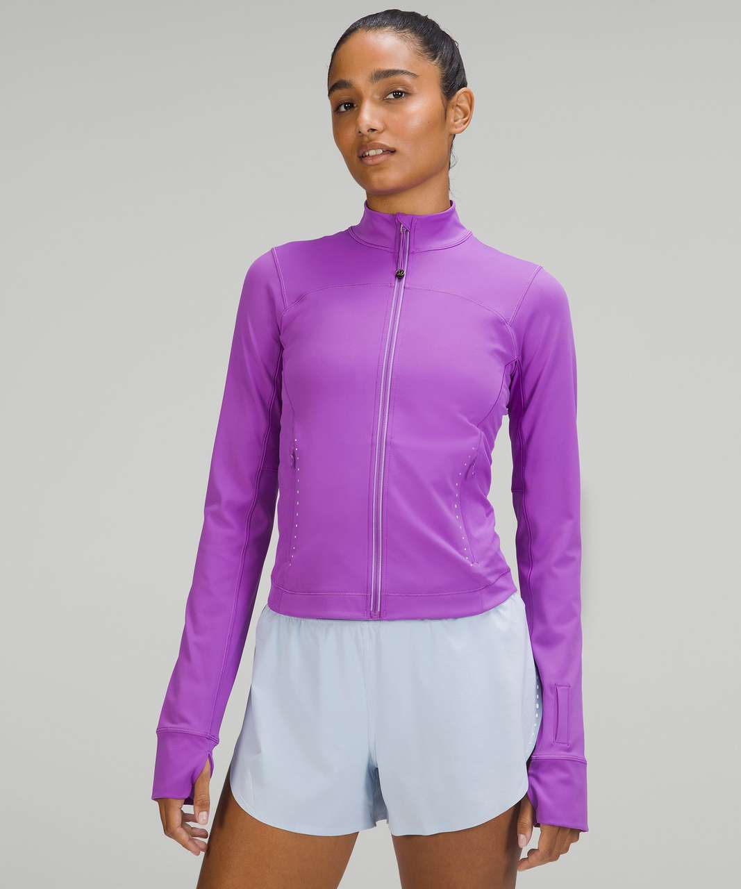 Lululemon Lightweight Run Jacket - White - lulu fanatics