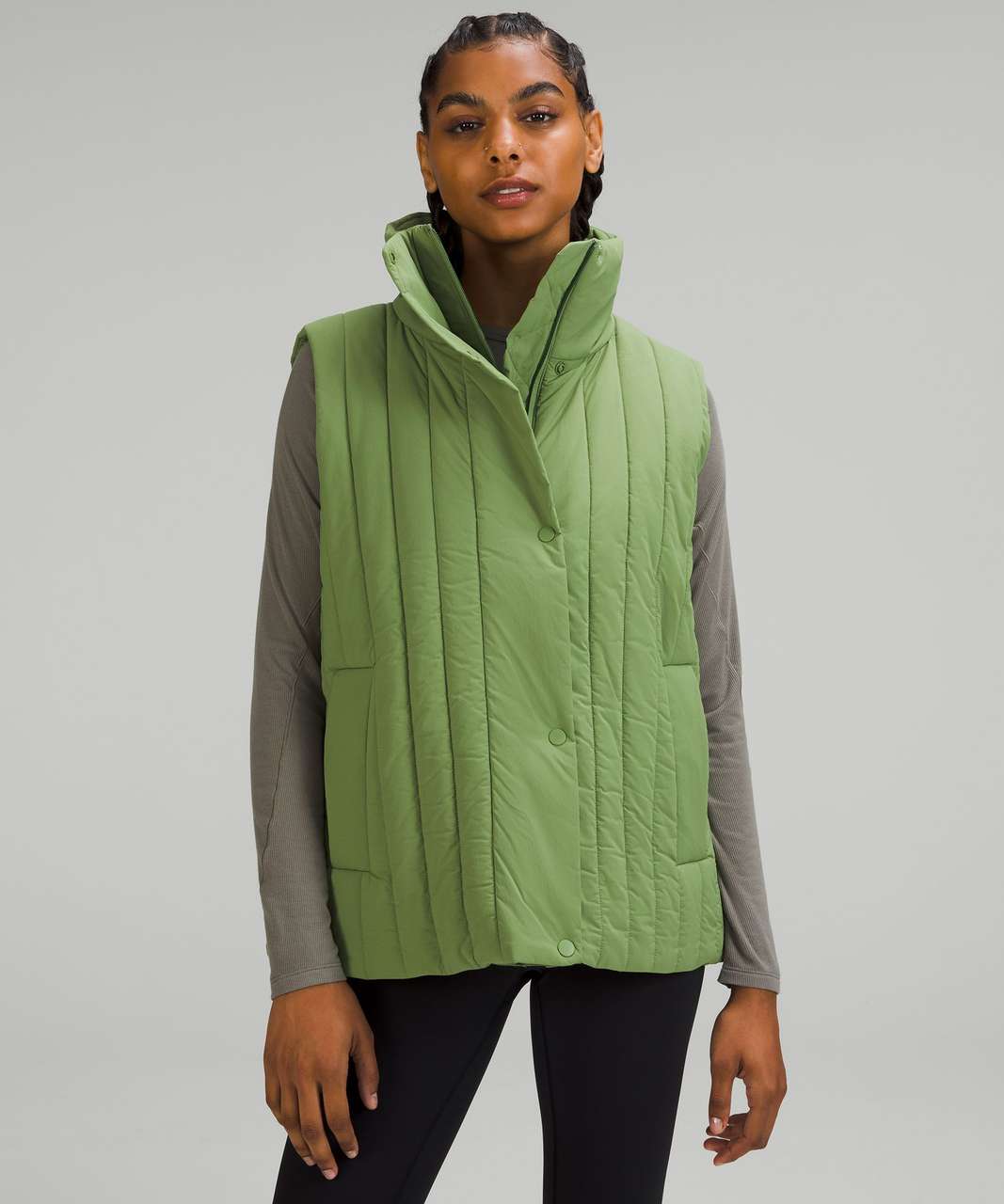 Lululemon Water-Repellent Insulated Vest - Green Foliage