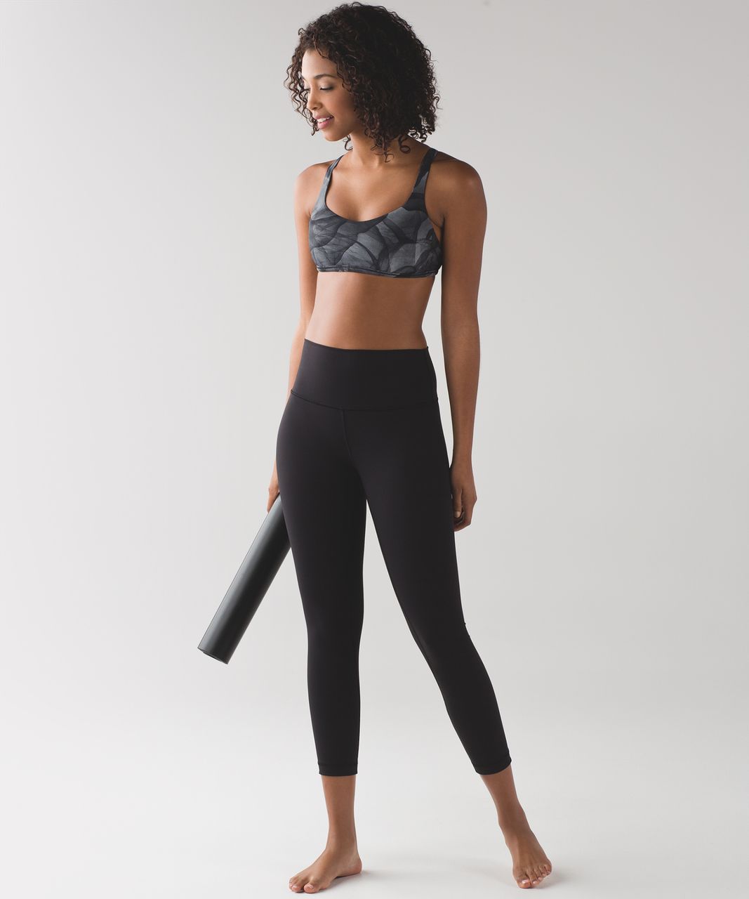 Lululemon Free To Be Zen Bra - Midnight Tulle Multi Black