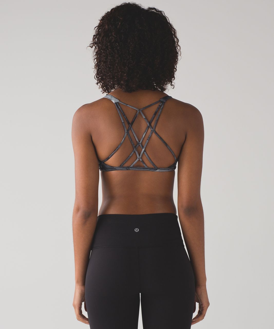 Lululemon Free To Be Zen Bra - Midnight Tulle Multi Black - lulu fanatics