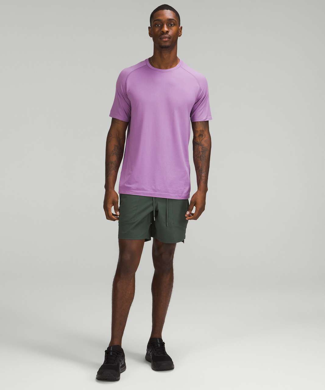 Lululemon Metal Vent Tech Short Sleeve Shirt 2.0 - Purple Ash / Purple Blossom Light