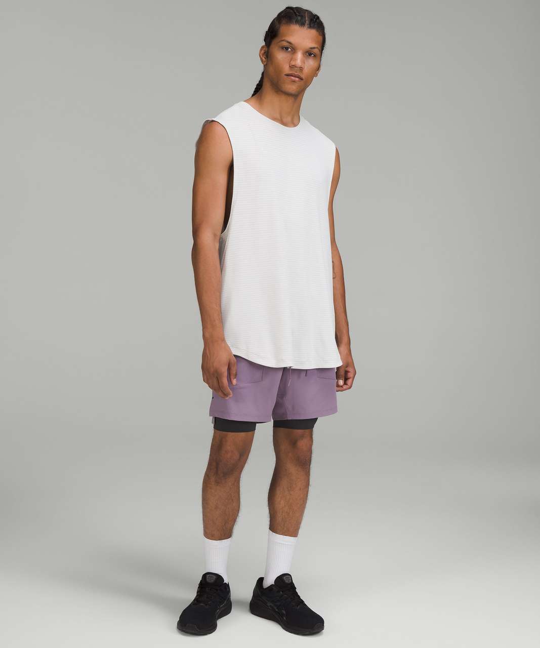 Purple Ash LuluLemon men's steady state hoodie, lululemon pace breaker  shorts, Curated by LTK