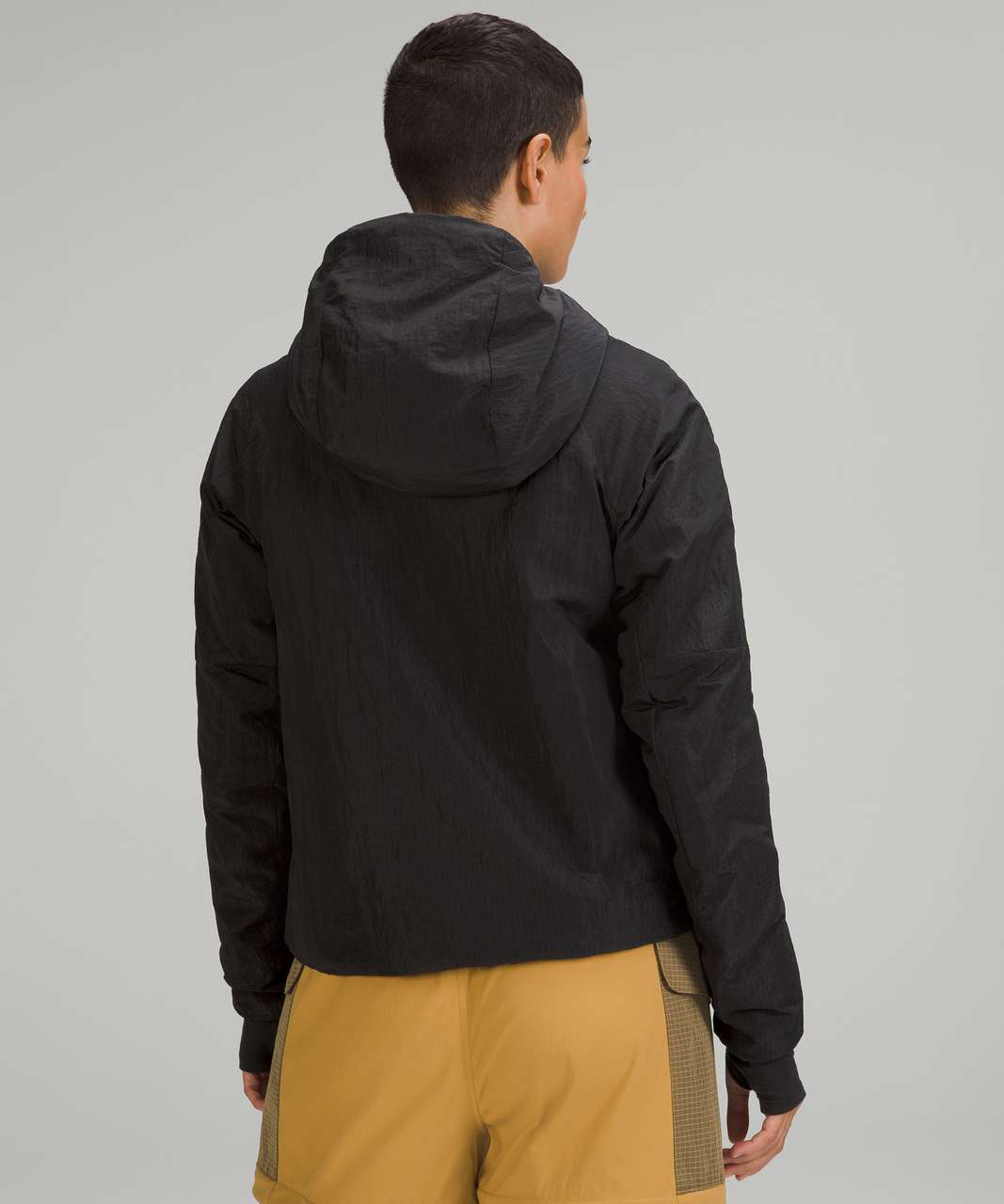 Lululemon Convertible Ripstop Hiking Jacket - Black - lulu fanatics