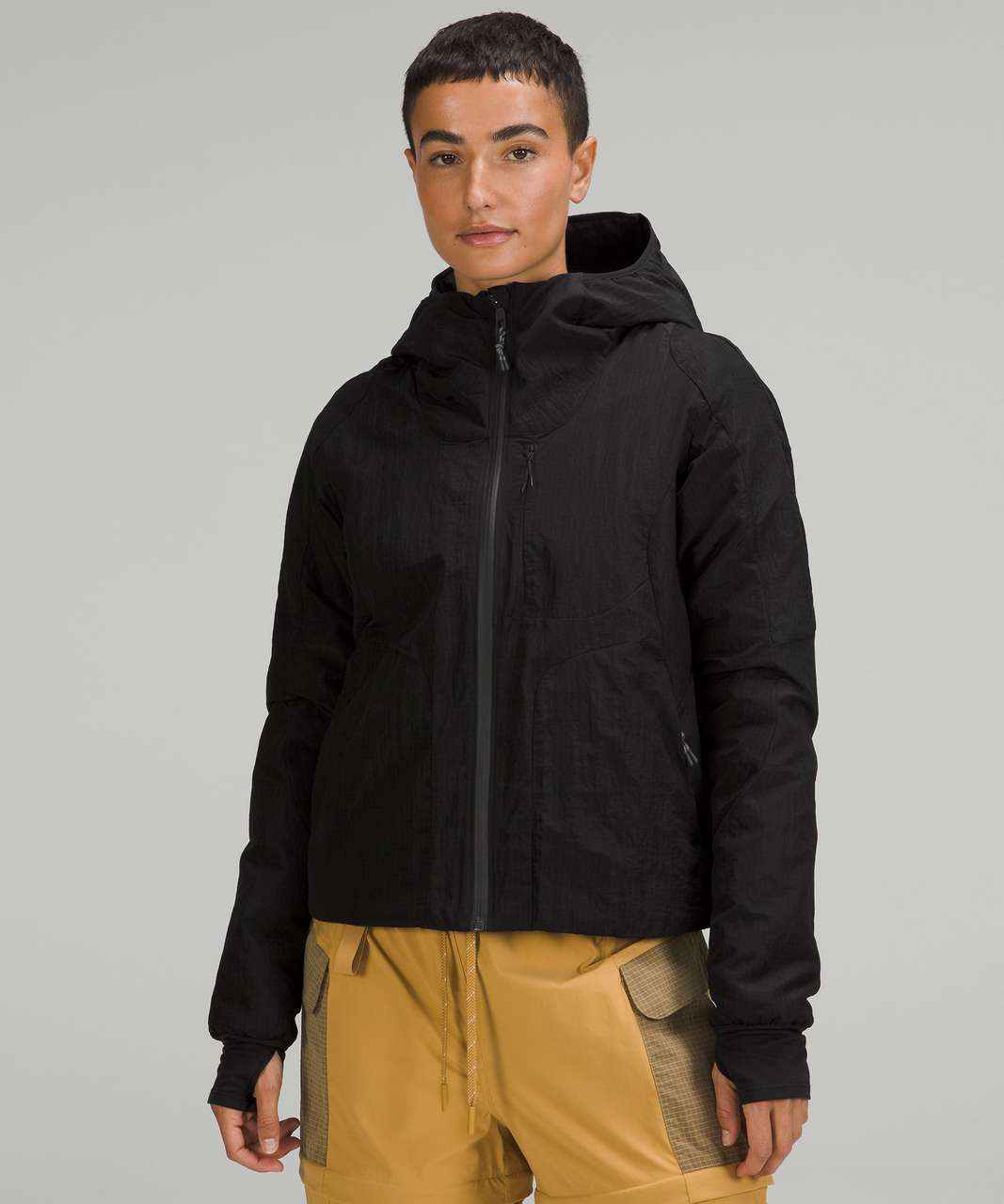 Lululemon Reversible Fleece Jacket - Black - lulu fanatics