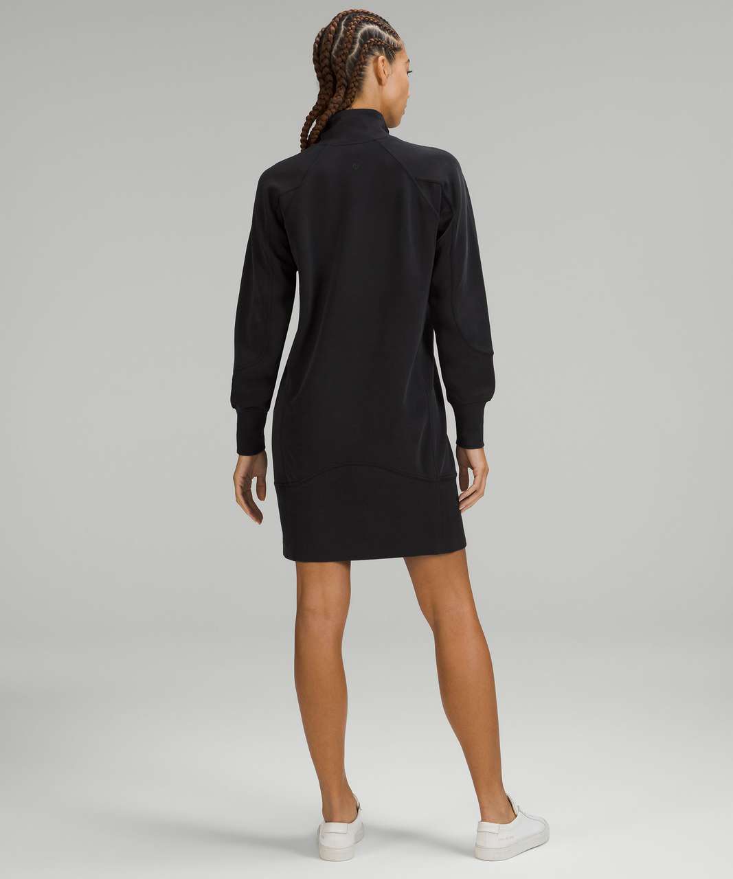 Lululemon Softstreme Long-Sleeve Half-Zip Dress - Black