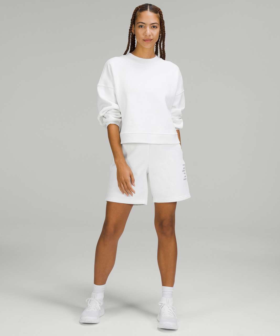 Lululemon Thick Fleece Pullover - White - lulu fanatics