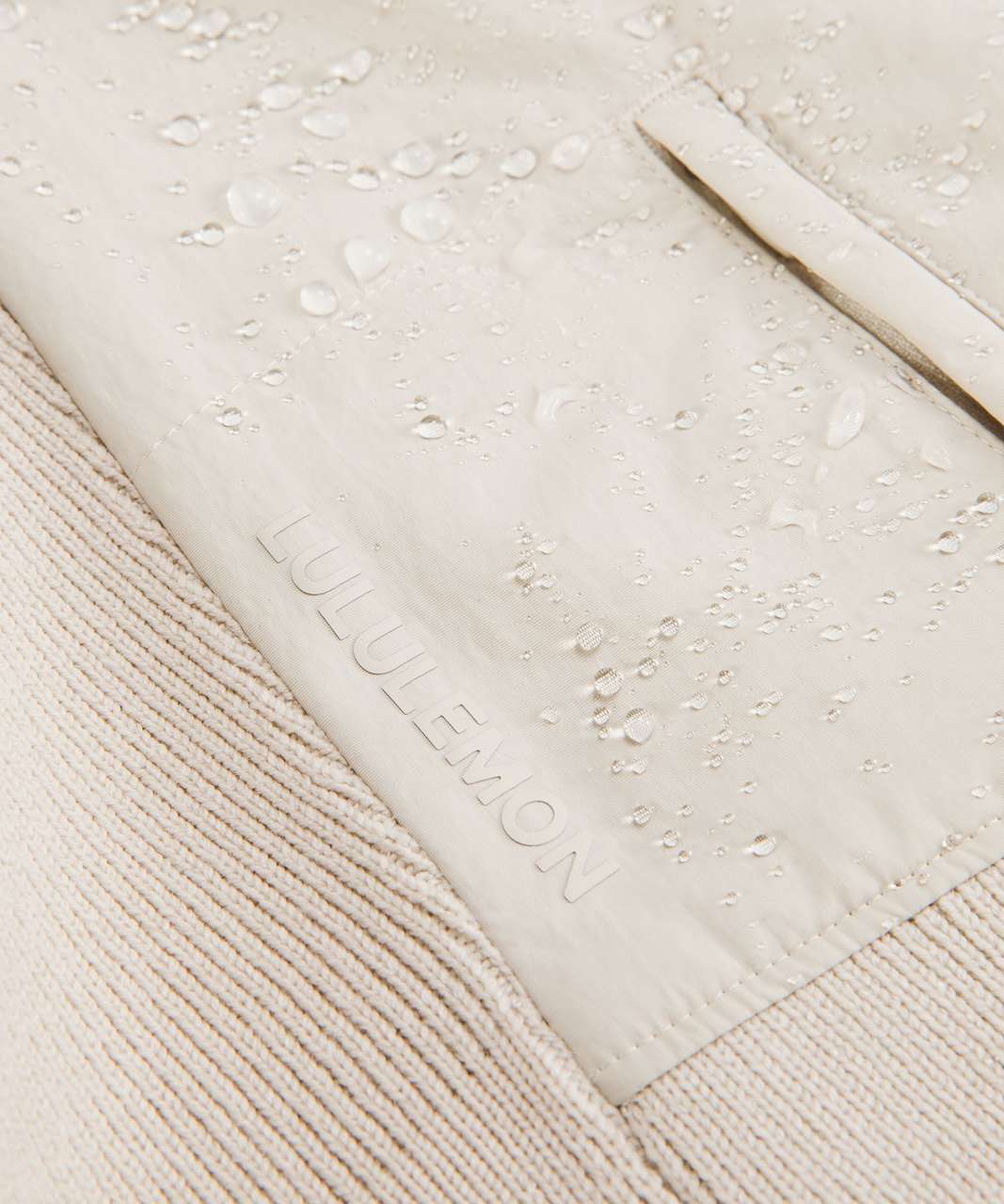 Lululemon Water-Repellent Full-Zip Sweater - Natural Ivory