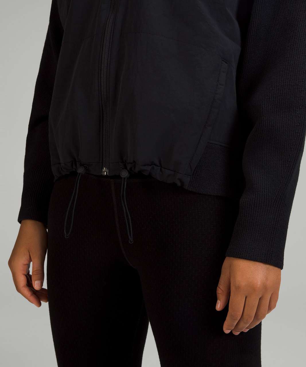 Lululemon Water-Repellent Full-Zip Sweater - Black