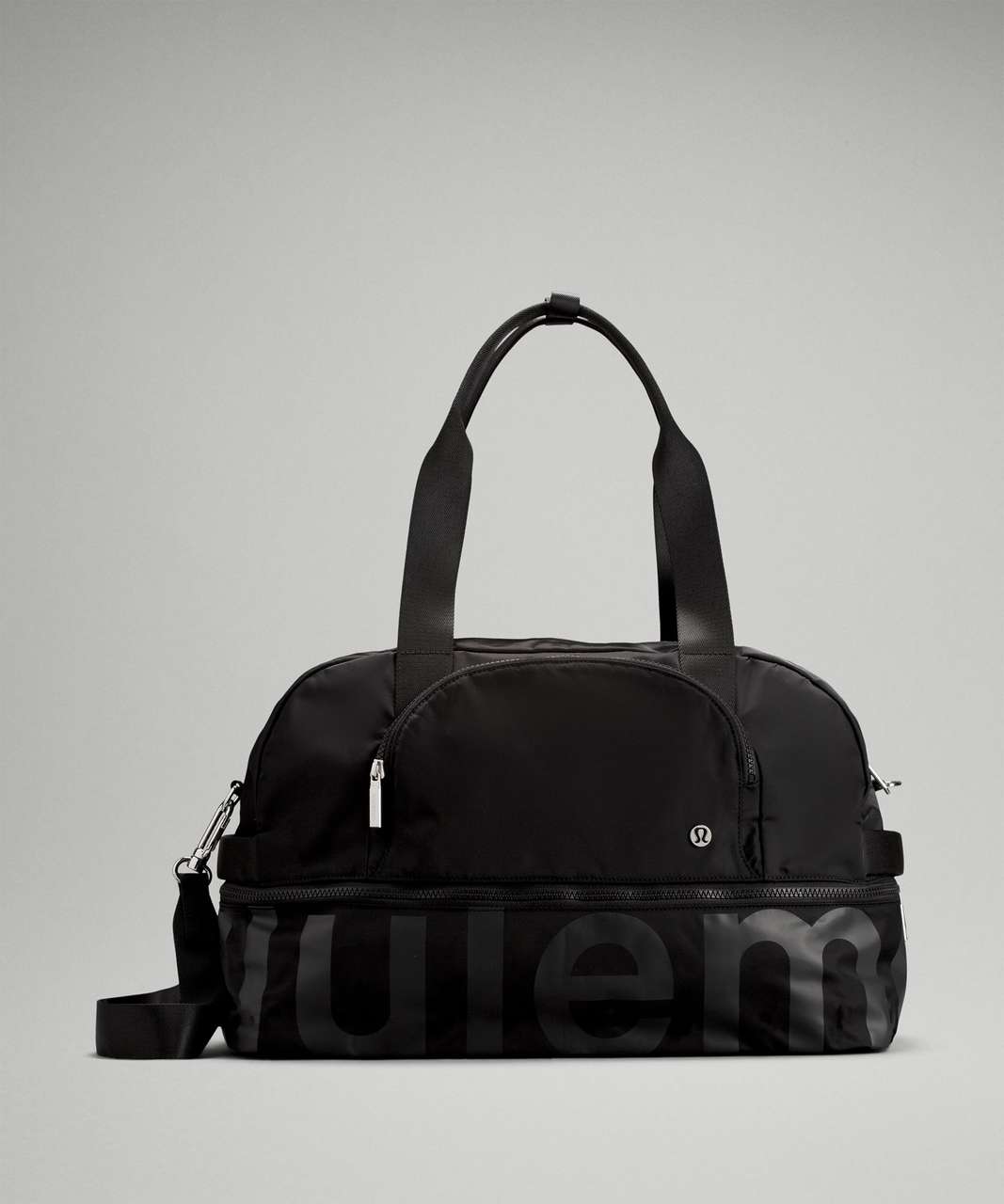 Lululemon City Adventurer Large Duffle Bag 29L - Black / Graphite Grey