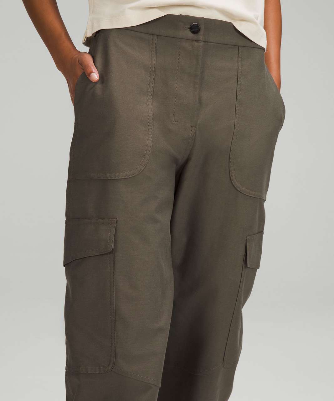 Lululemon Light Utilitech Cargo Pocket High-Rise Pant - Carob Brown - lulu  fanatics