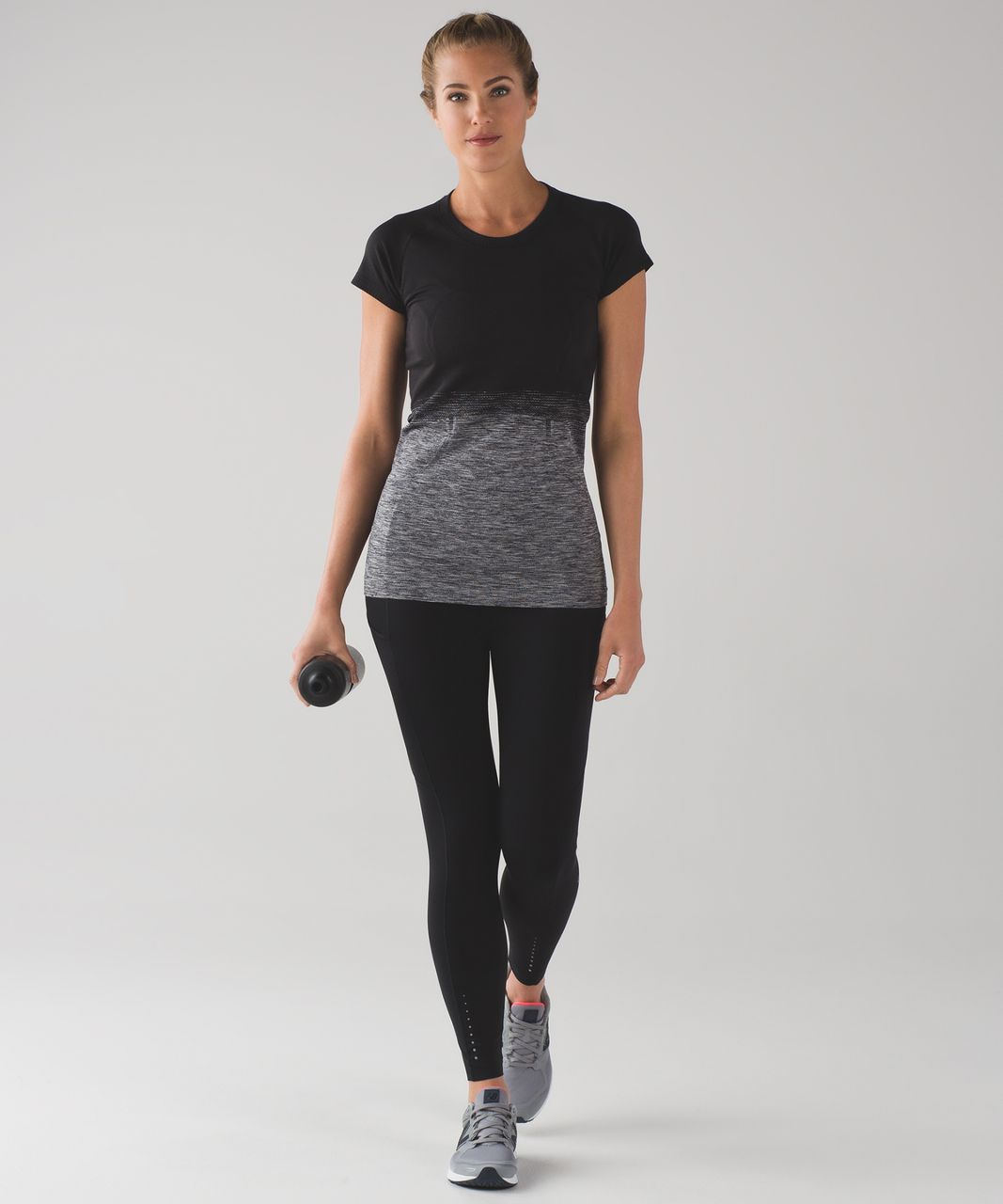 Lululemon Swiftly Tech Short Sleeve Crew - White / Black