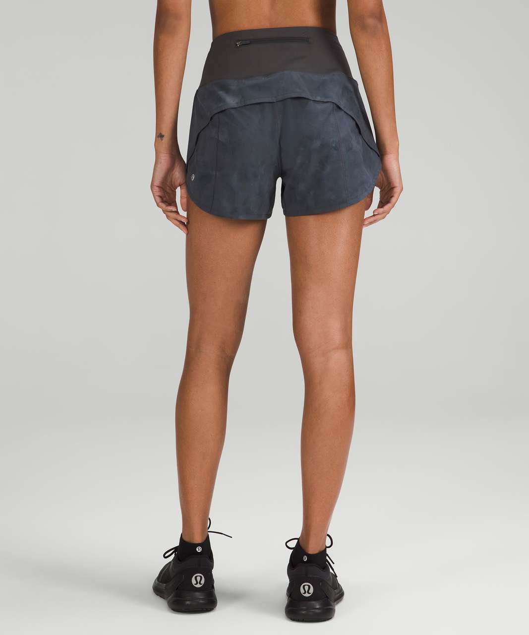 Lululemon Speed Up High-Rise Lined Short 4 - Diamond Dye Pitch