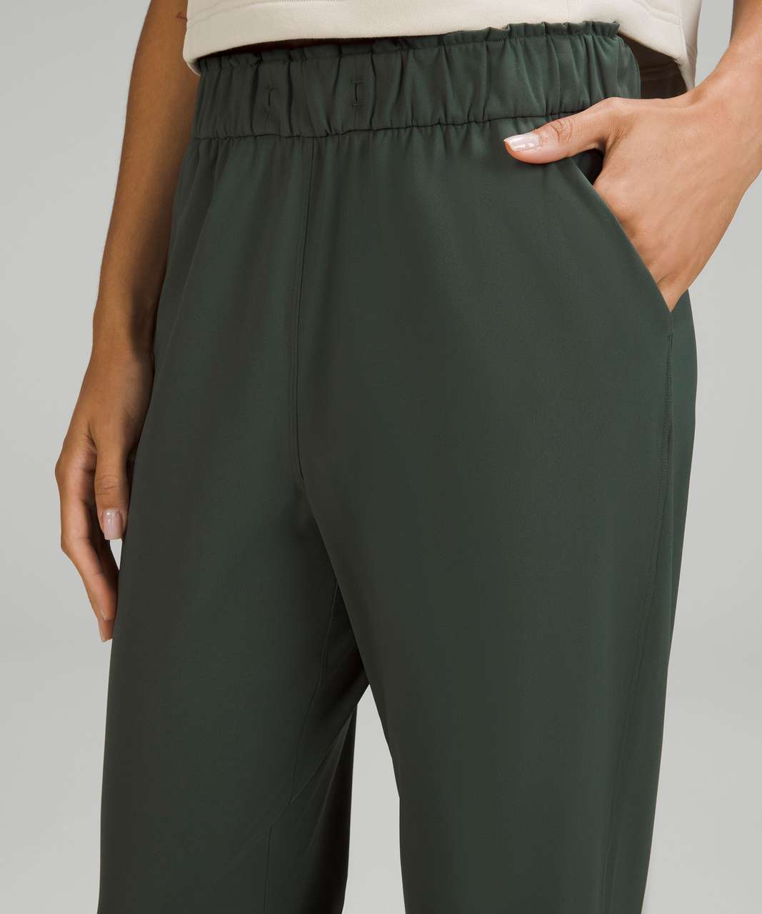 NWT Lululemon Groove Pant Super HR Flared Size 4 Smoked Spruce Army Green  NEW