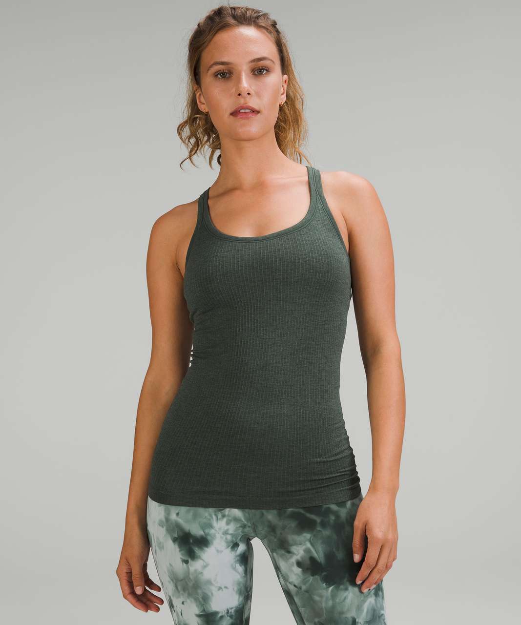 Lululemon Ebb to Street Tank Top - Smoked Spruce