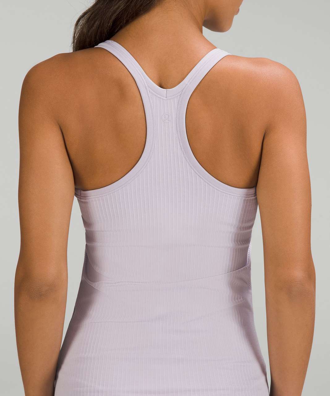 lululemon Women's Ebb To Street Cropped Racerback Tank Top, Faint Lavender Size  12, Compare