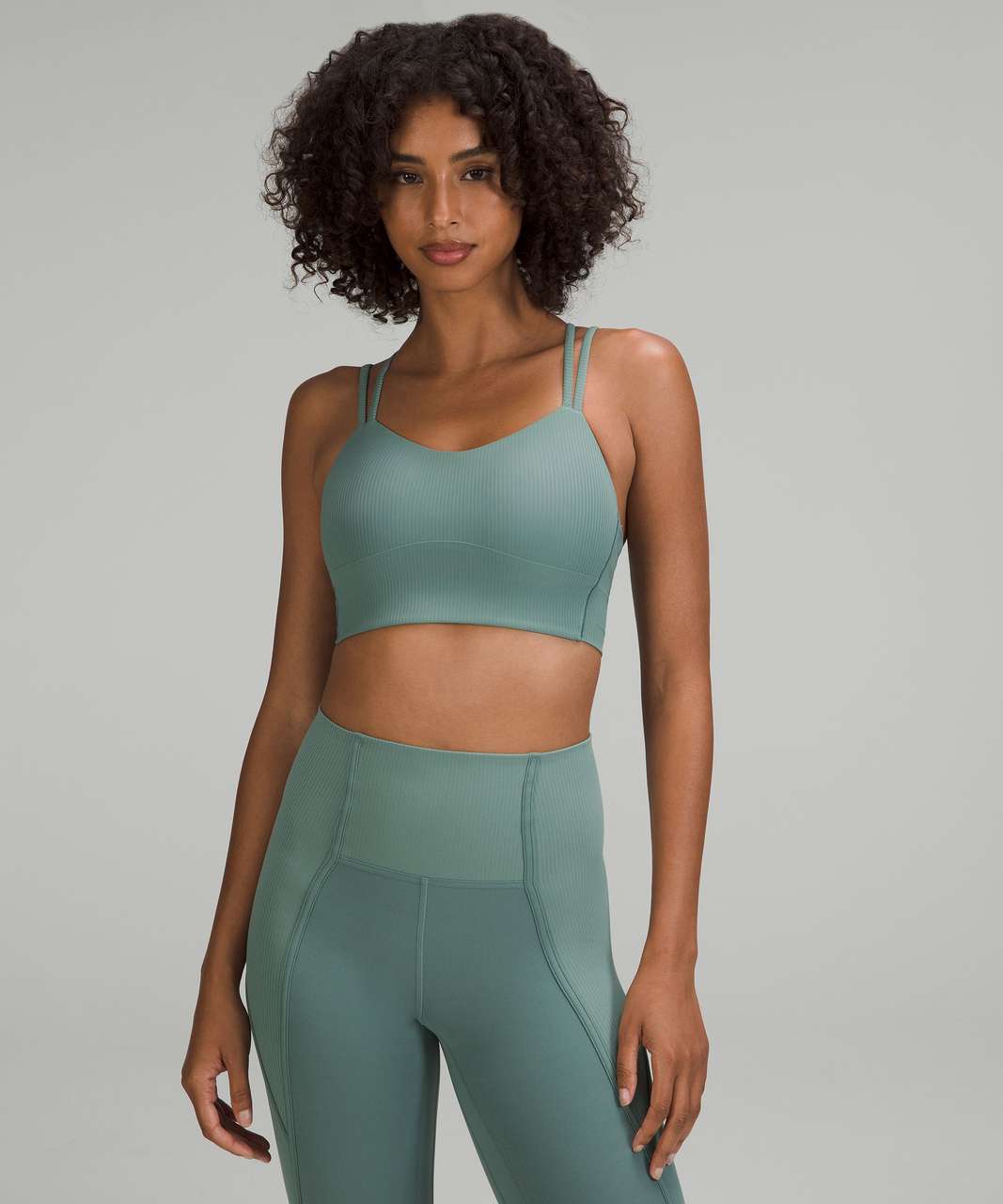 LULULEMON Like A Cloud Longline ribbed sports bra - B/C