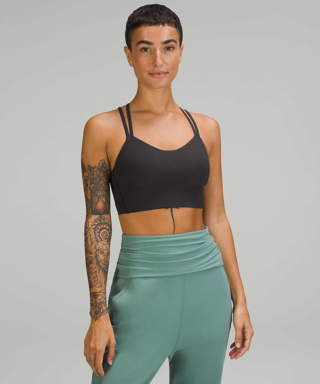 Lululemon LIKE A CLOUD LONG LINE BRA BC RIBBED LUNAR Nepal