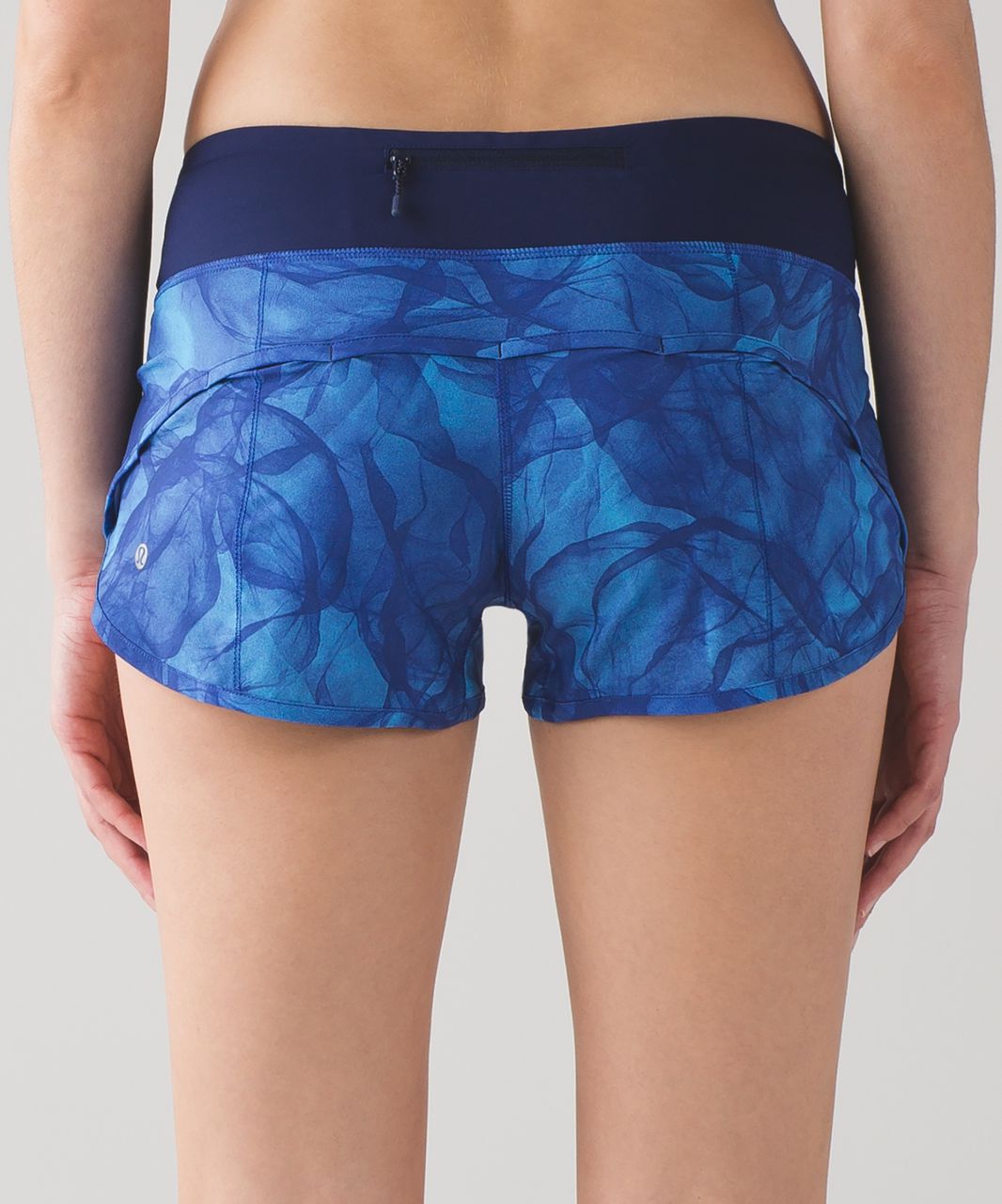 Lululemon Speed Short (2 1/2") - Mini Midnight Tulle Multi / Hero Blue