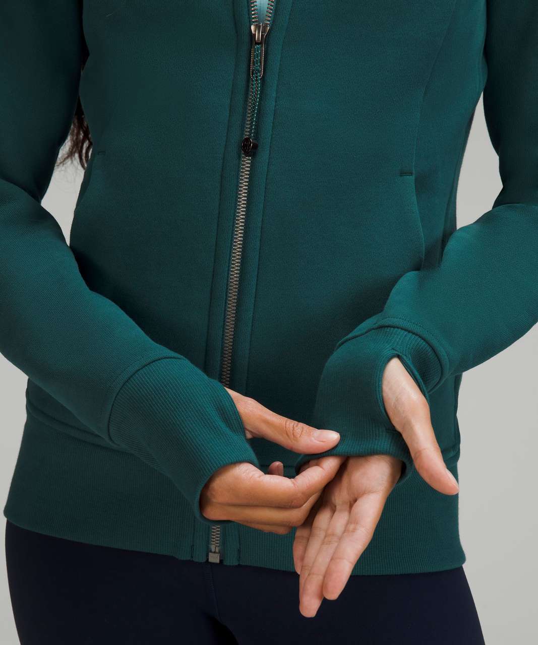 Lululemon Scuba Full-Zip Hoodie - Green Jasper