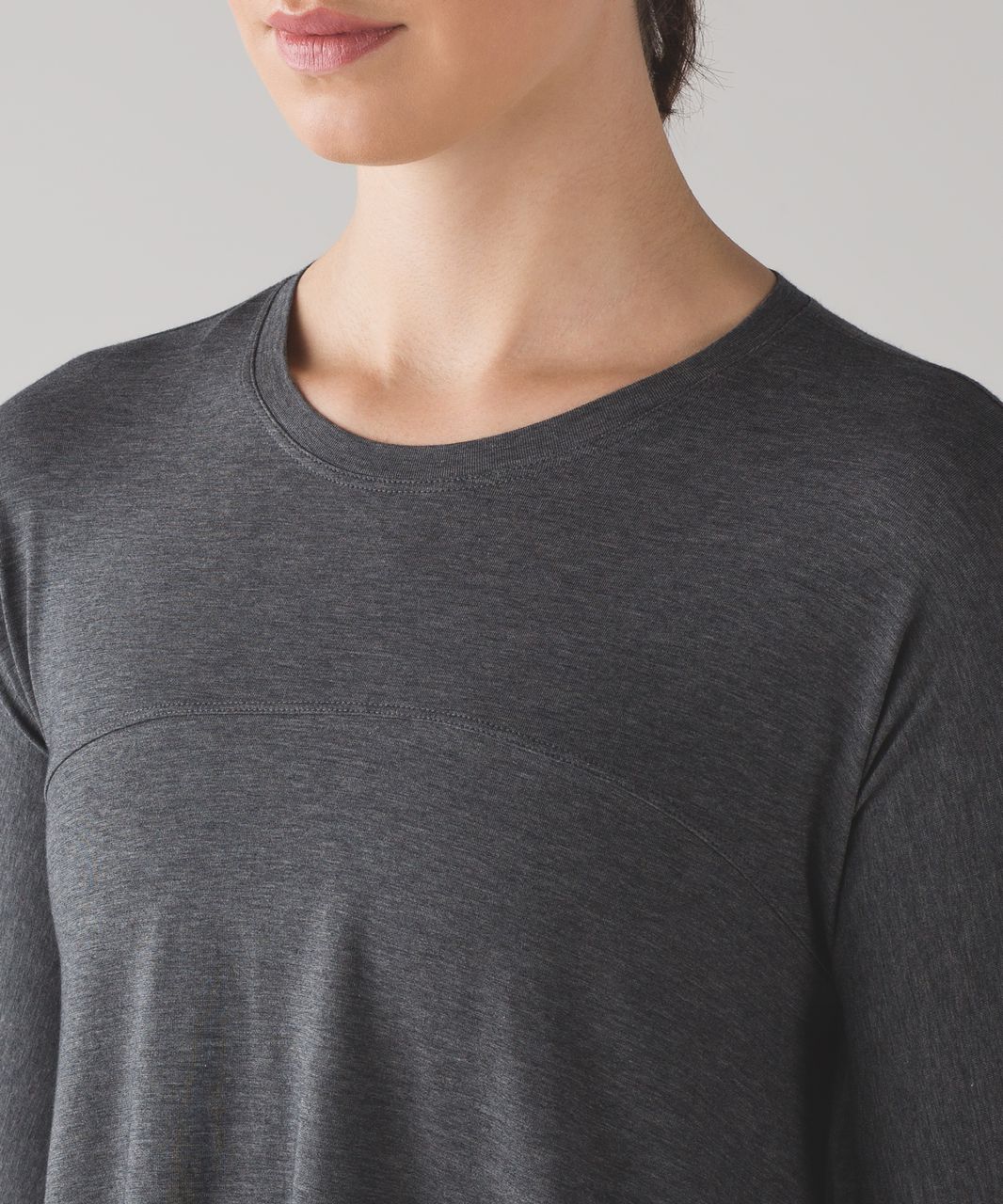 Lululemon Acadia Long Sleeve - Heathered Pitch Grey