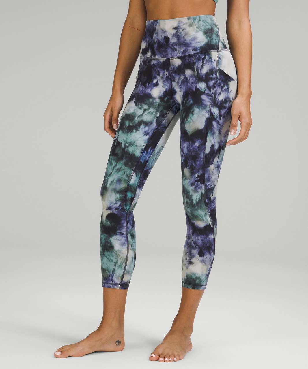 Lululemon Align High-Rise Crop with Pockets 23" - Meteor Wash Print Multi