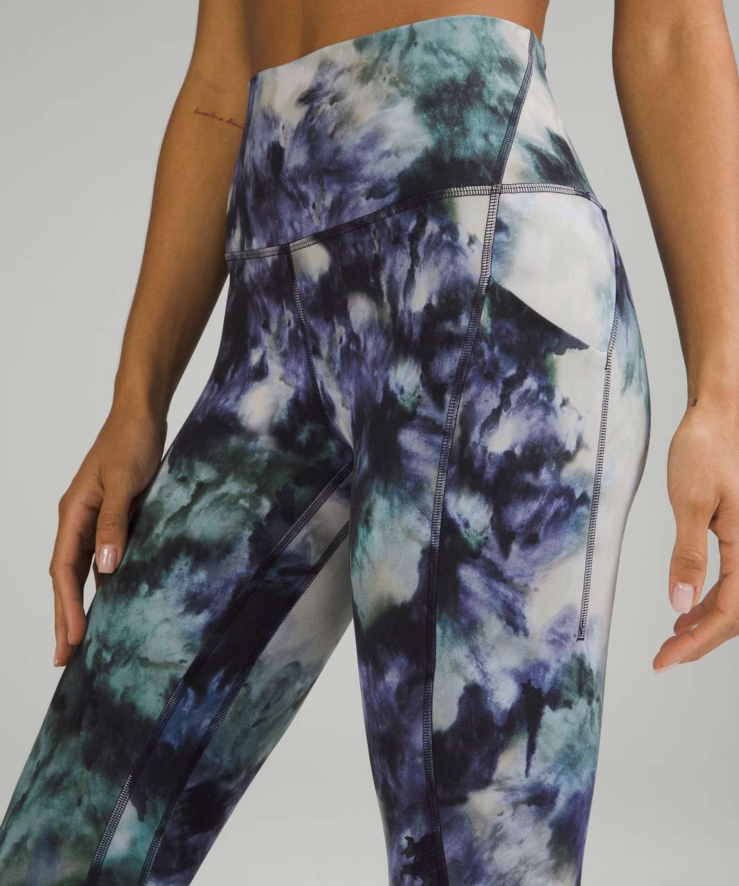 Lululemon Align High-Rise Crop with Pockets 23" - Meteor Wash Print Multi