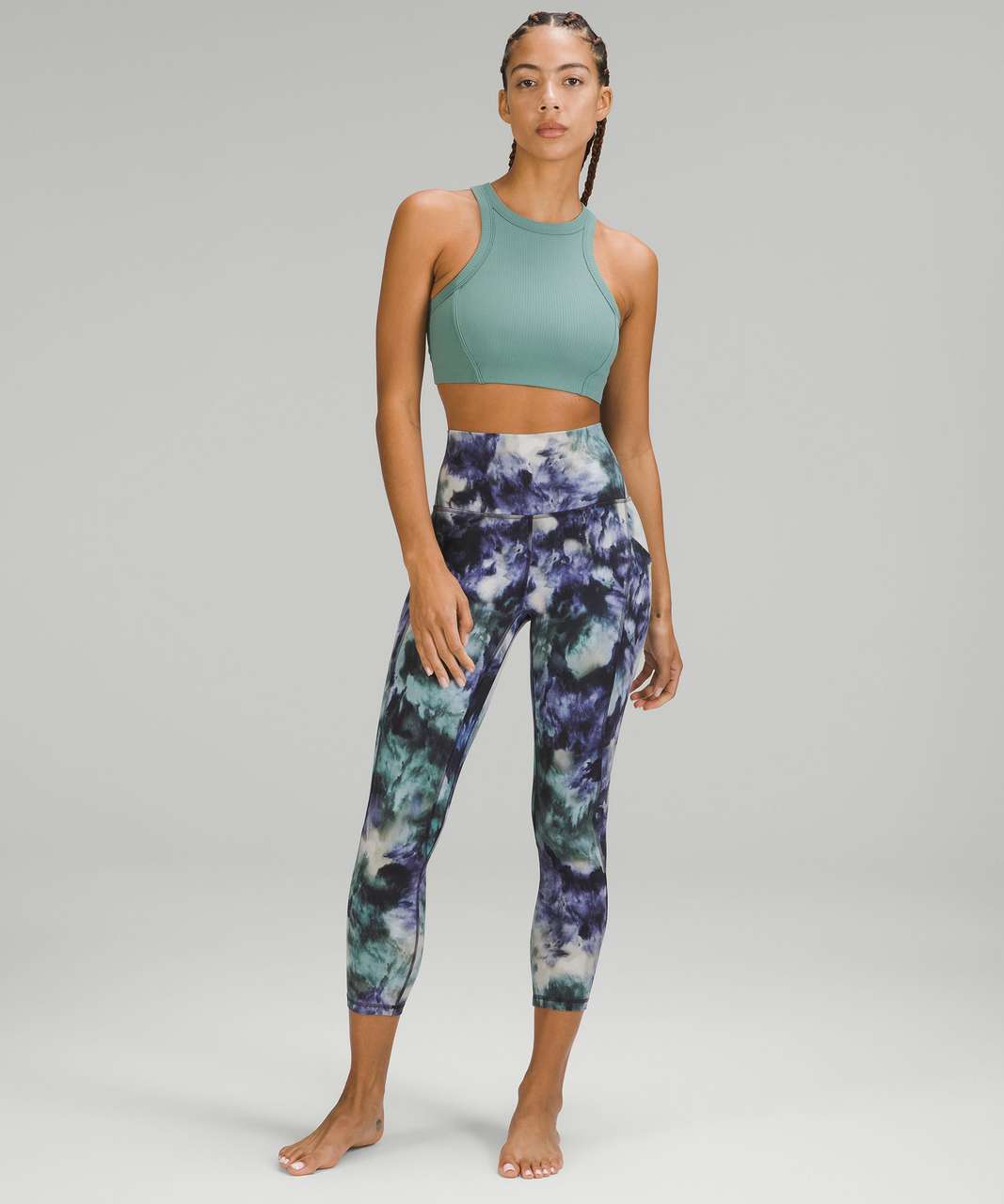 Lululemon Align High-Rise Crop with Pockets 23" - Meteor Wash Print Multi