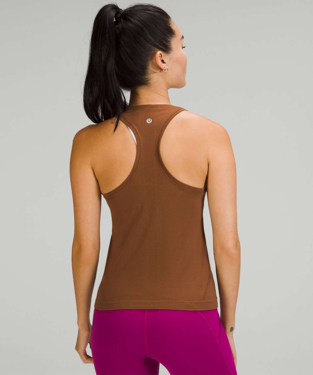 Lululemon Swiftly Tech High-Neck Tank Top 2.0 *Race Length - Roasted Brown / Roasted Brown