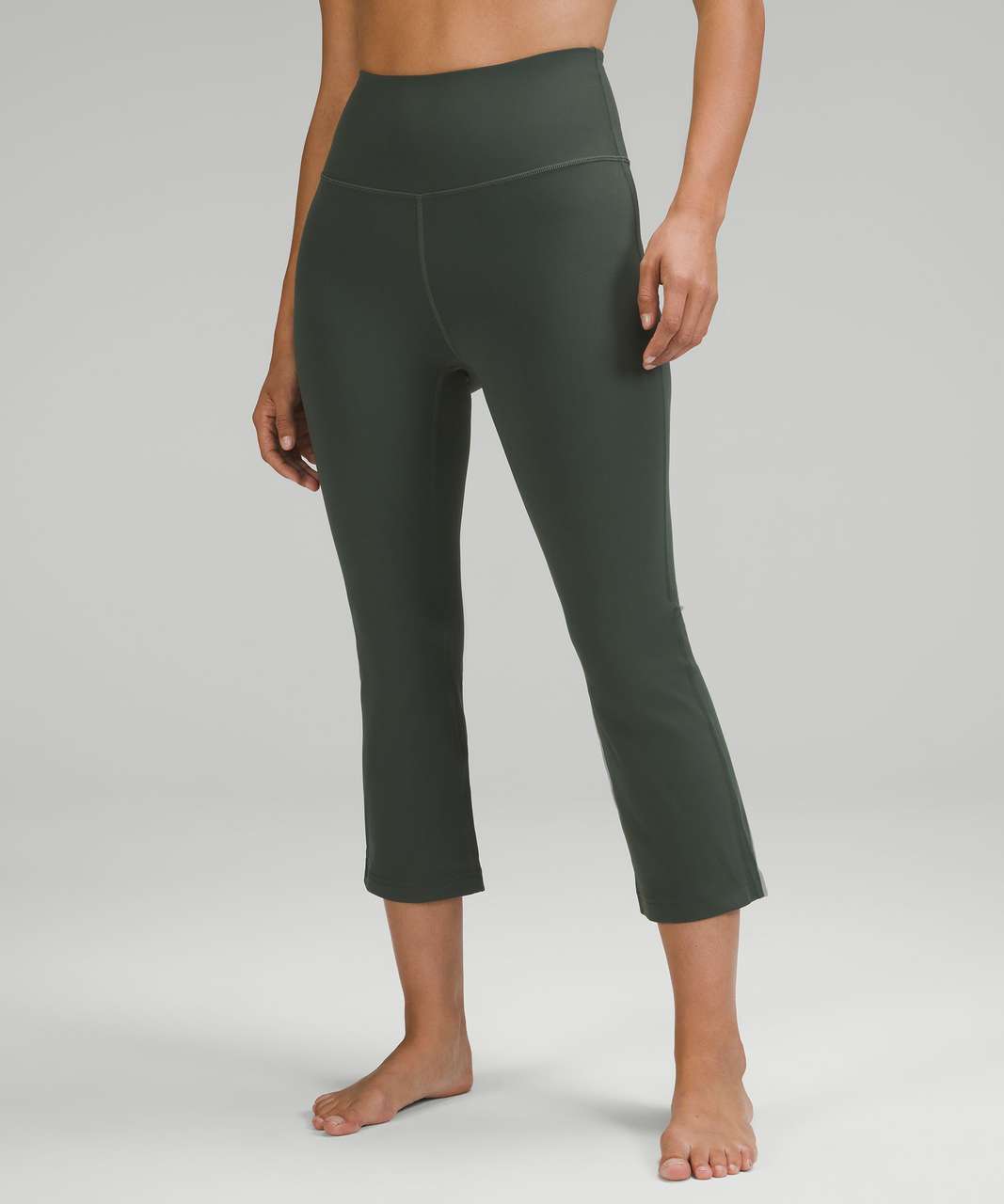 Lululemon Groove Super-High-Rise Crop 23 - Smoked Spruce - lulu