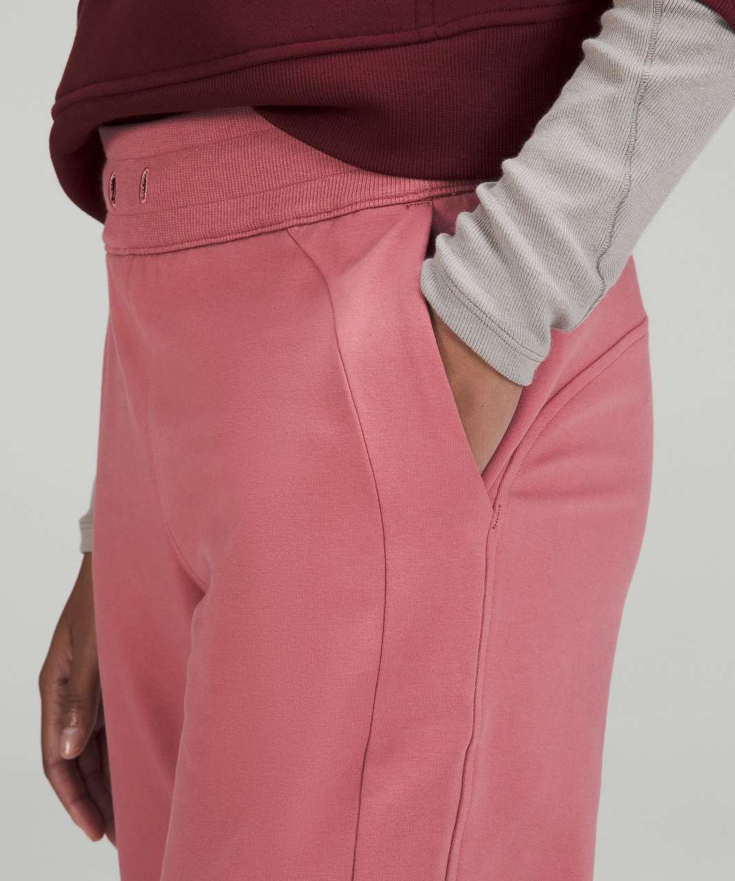 Lululemon Scuba High-Rise French Terry Jogger - Brier Rose - lulu fanatics