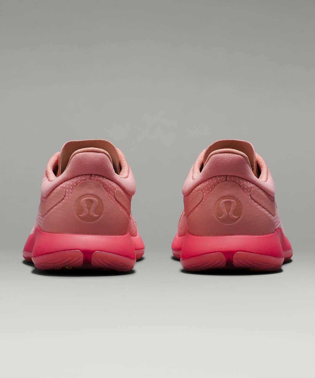 NWOB Lululemon Blissfeel Running Shoe Size 8 Pink Peony/Sunset/Alpine White