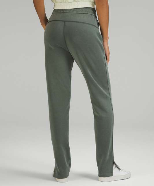 Lululemon Brushed Softstreme Split-Hem High-Rise Pant - Natural