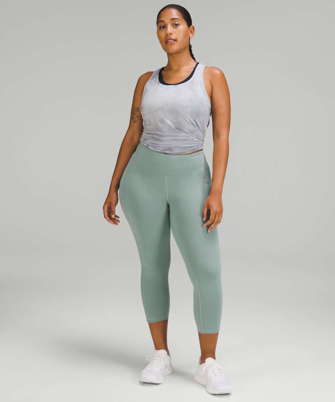 Lululemon Women's Invigorate High Rise Tight 25 Size 0 2 14 Crunch Teal  Lagoon 