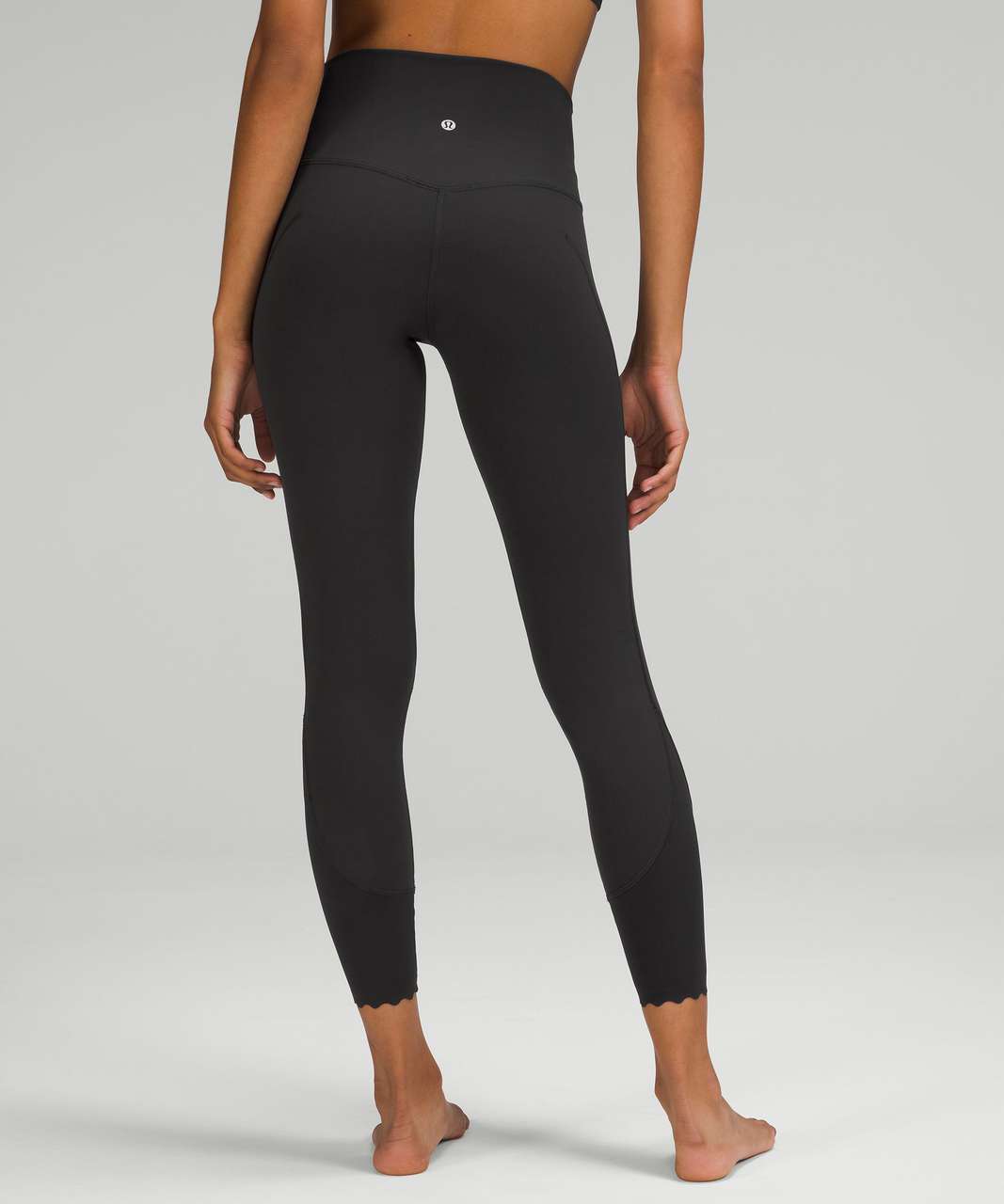 Still Undecided on These: Align Scalloped Hem in 25” (Black, 4) :  r/lululemon