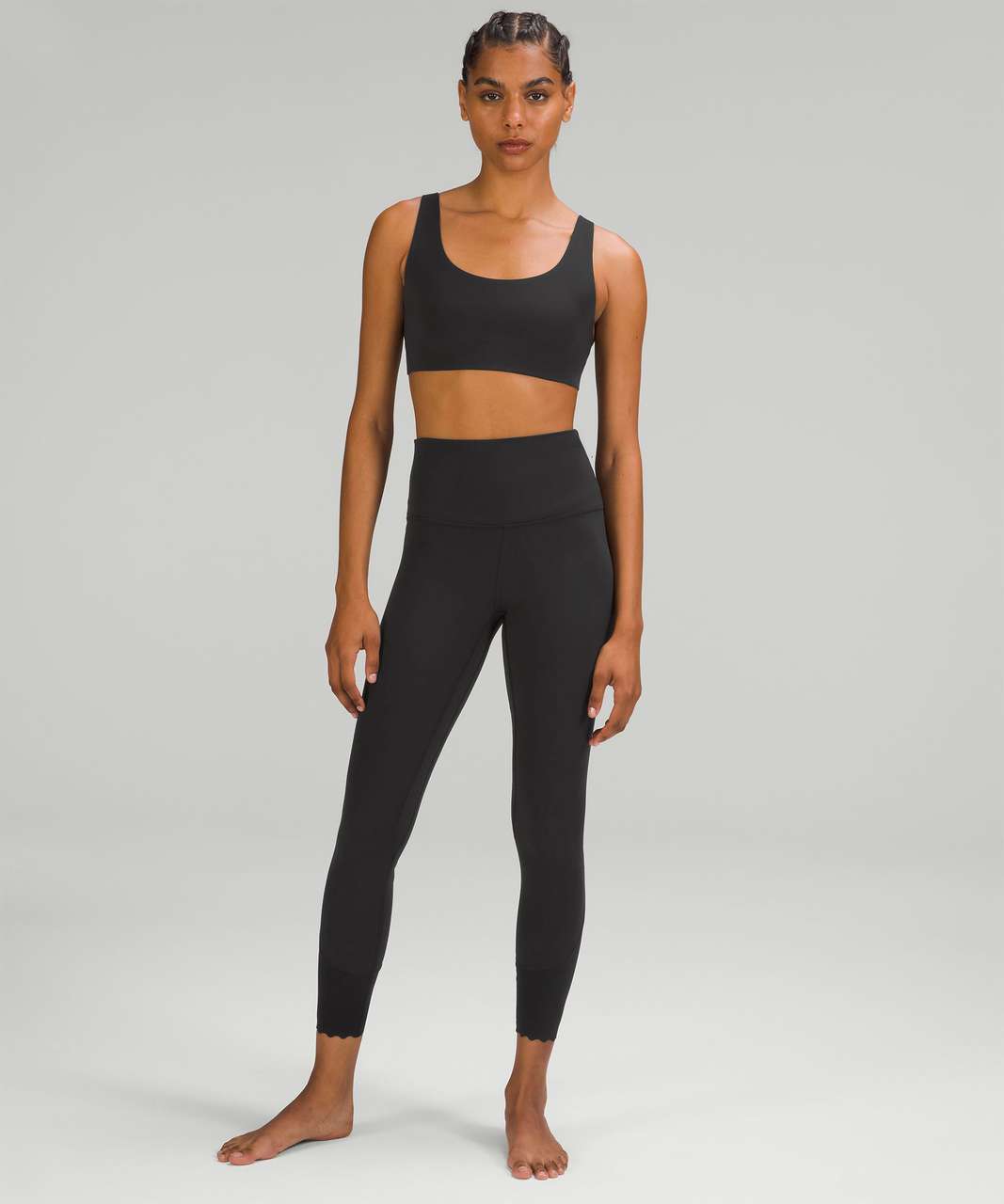 Still Undecided on These: Align Scalloped Hem in 25” (Black, 4) :  r/lululemon