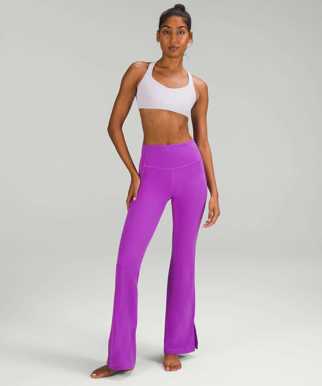 Light purple RILEY RIB WIREFREE BRA