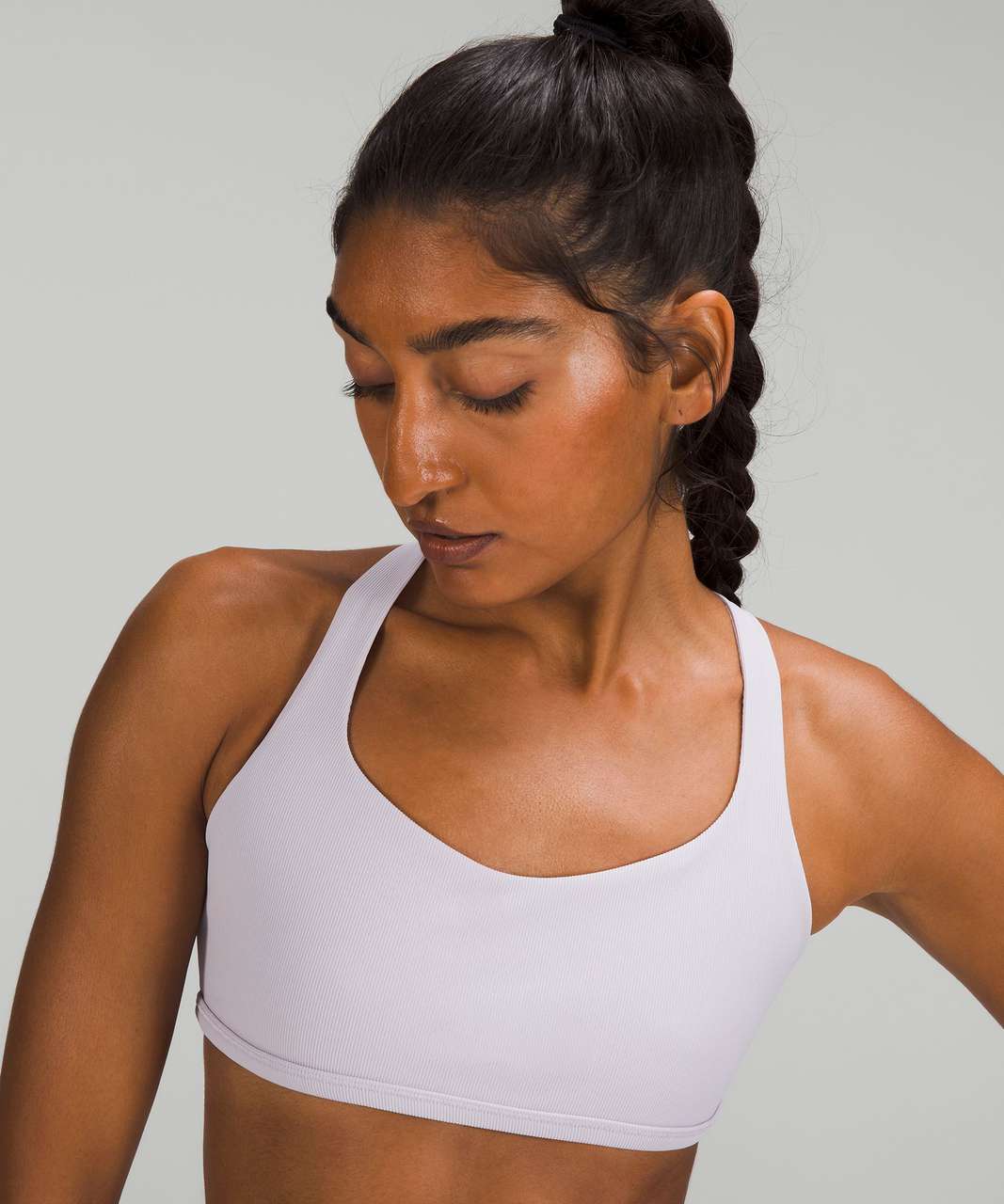 Backless Lu Yoga Tiktok Sports Bra With Small Suspenders And Thin