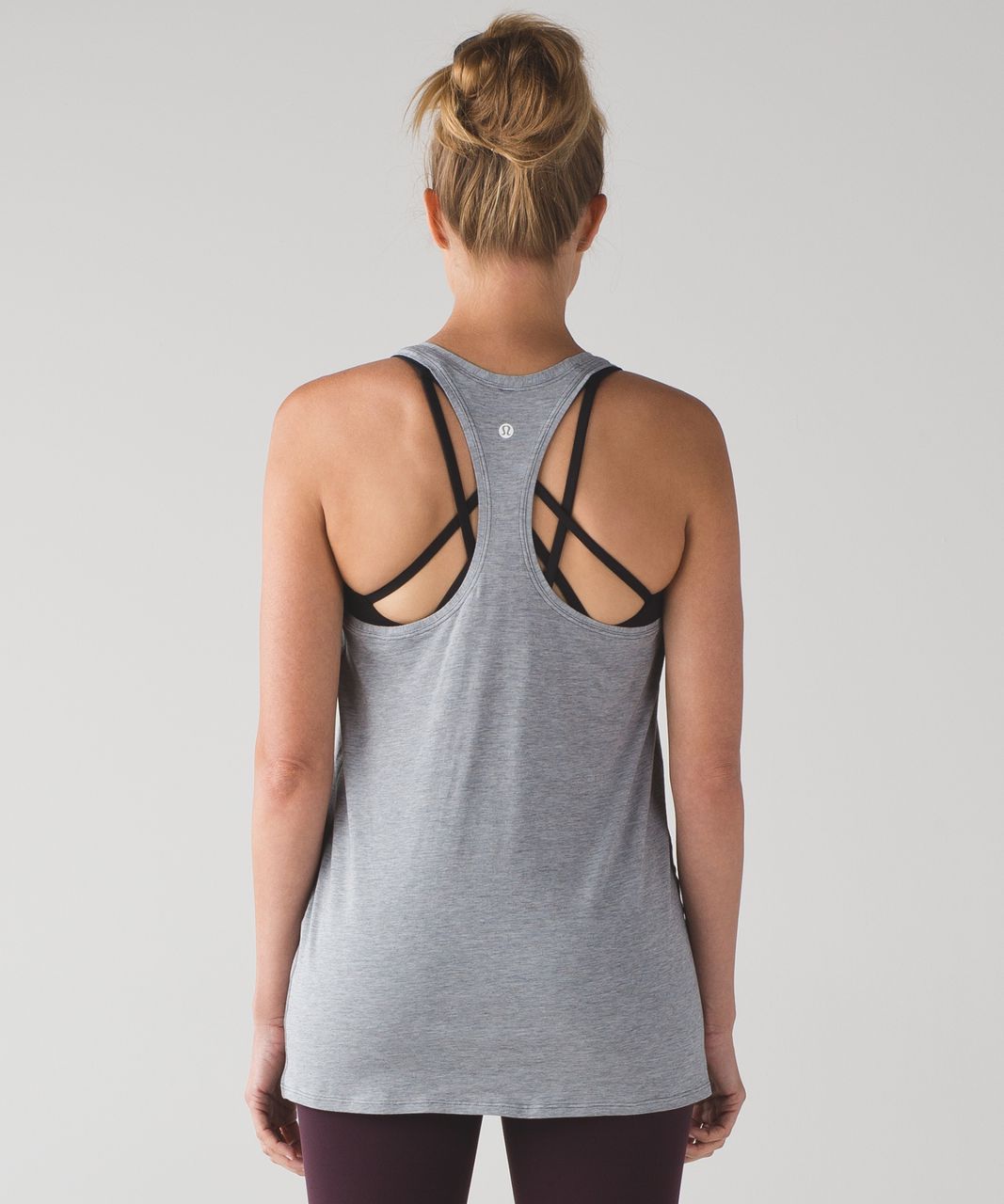 Lululemon Heathered Grey Racerback Tank Top