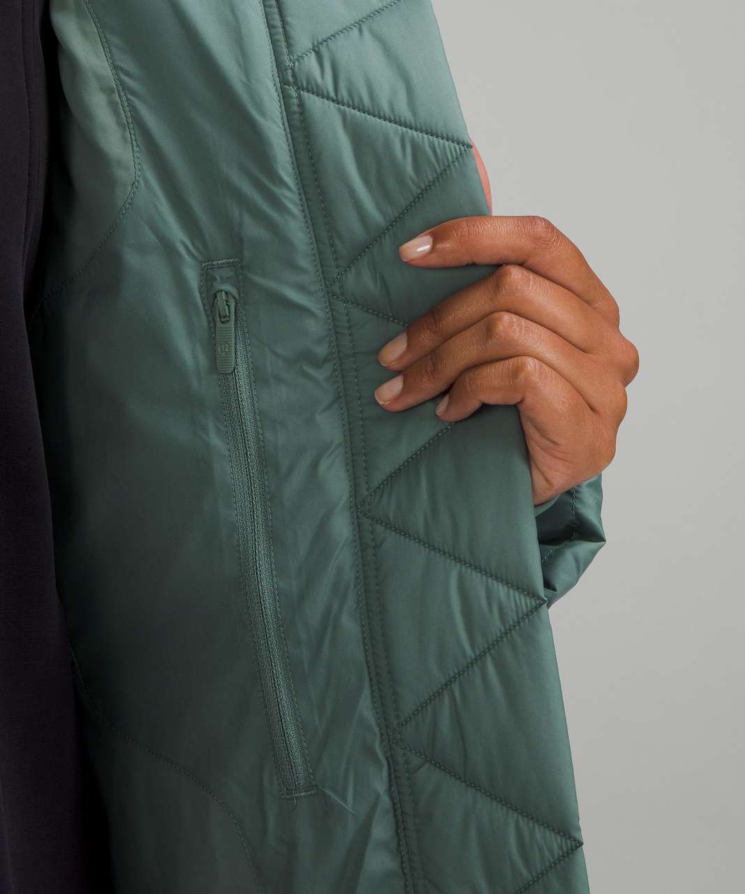 Lululemon Wunder Puff Waist Jacket - Tidewater Teal